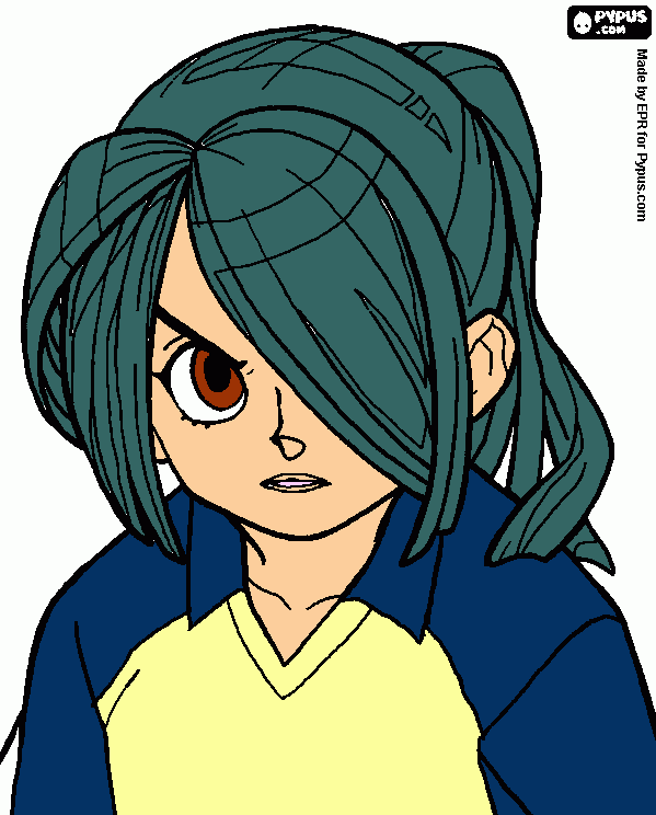 Inazuma Eleven - Nathan Swift para colorir e imprimir