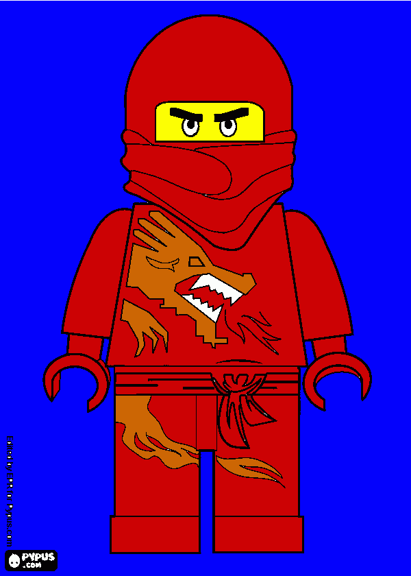 Lego Ninjado para colorir e imprimir