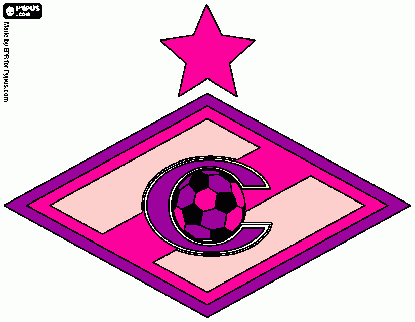 Logo Cristo time de futebol para colorir e imprimir