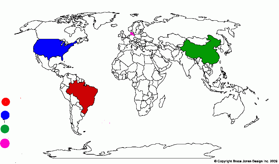 mapa com legenda para colorir e imprimir