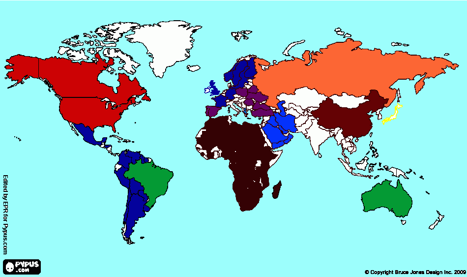 mapa da Federação para colorir e imprimir