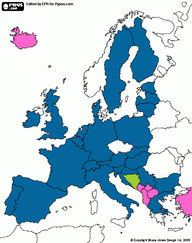 mapa união europeia para colorir e imprimir