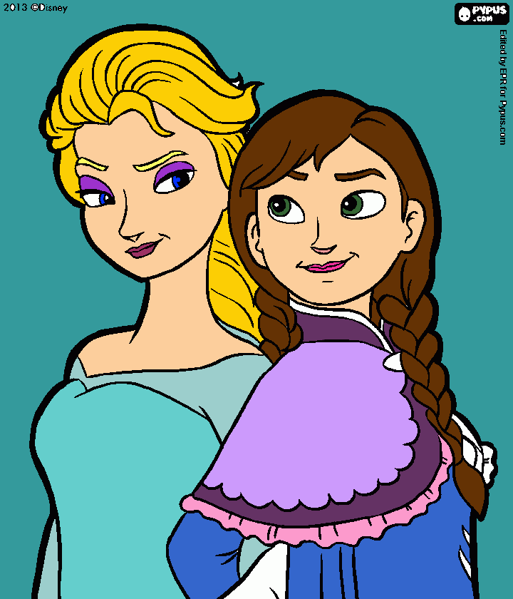 marcia e luiza para colorir e imprimir