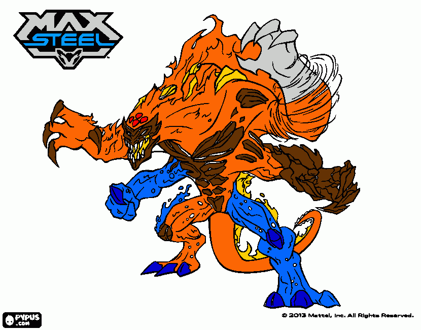 Max Steel - Elementor para colorir e imprimir