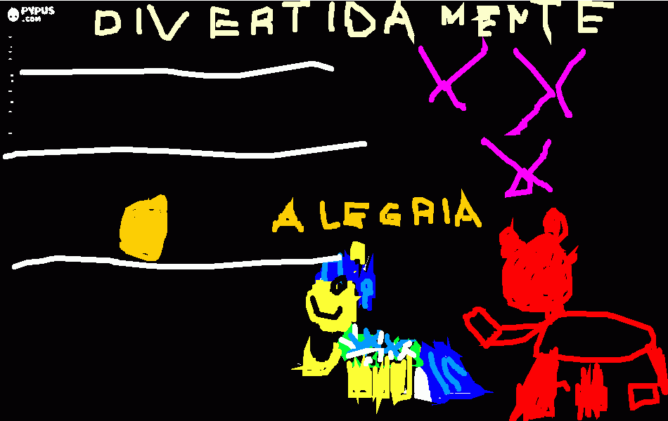 MEU - Divertidamente Alegria para colorir e imprimir