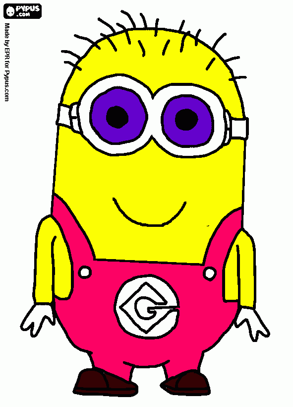 minion pós para colorir e imprimir