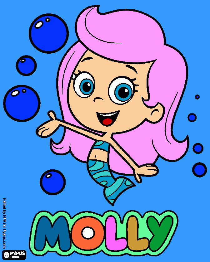 molly para colorir e imprimir