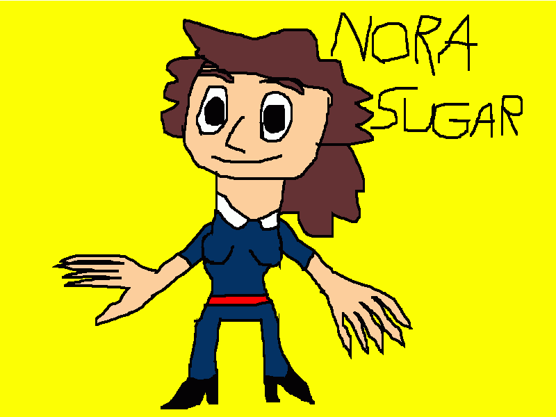 NORA SUGAR BENDY AU para colorir e imprimir