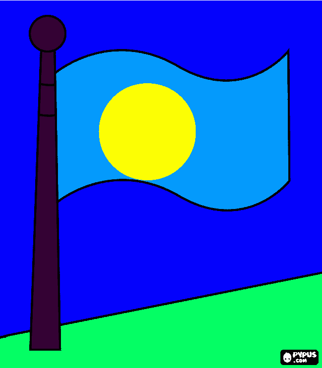 palau para colorir e imprimir