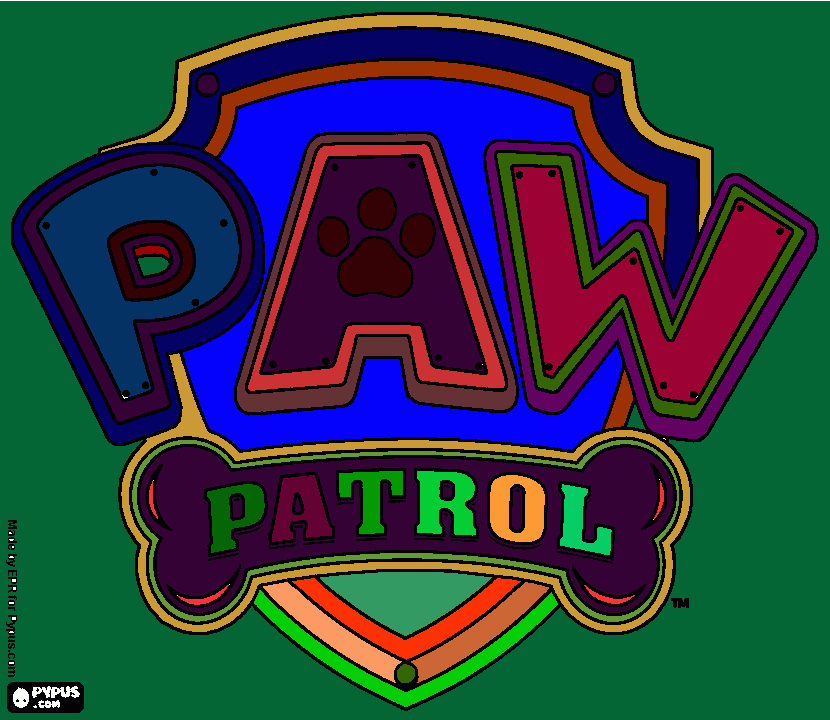 Patrulia Canina Paw Patrol TM? para colorir e imprimir