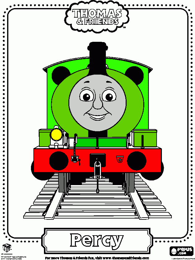 PERCY THOMAS E SEUS AMIGOS  para colorir e imprimir