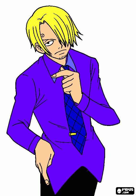 Sanji Para Imprimir Desenho Sanji