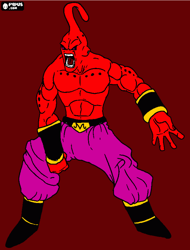 Super Akuma para colorir e imprimir