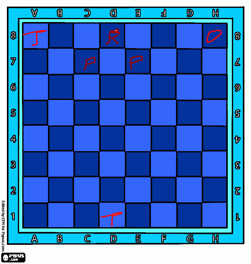 taboleiro de xadres para colorir e imprimir