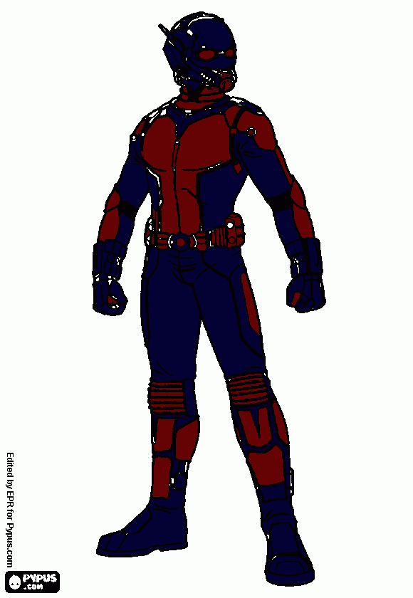 The Avengers - Homem Formiga para colorir e imprimir